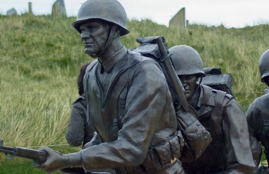 Memories of Harley Reynolds, Omaha Beach