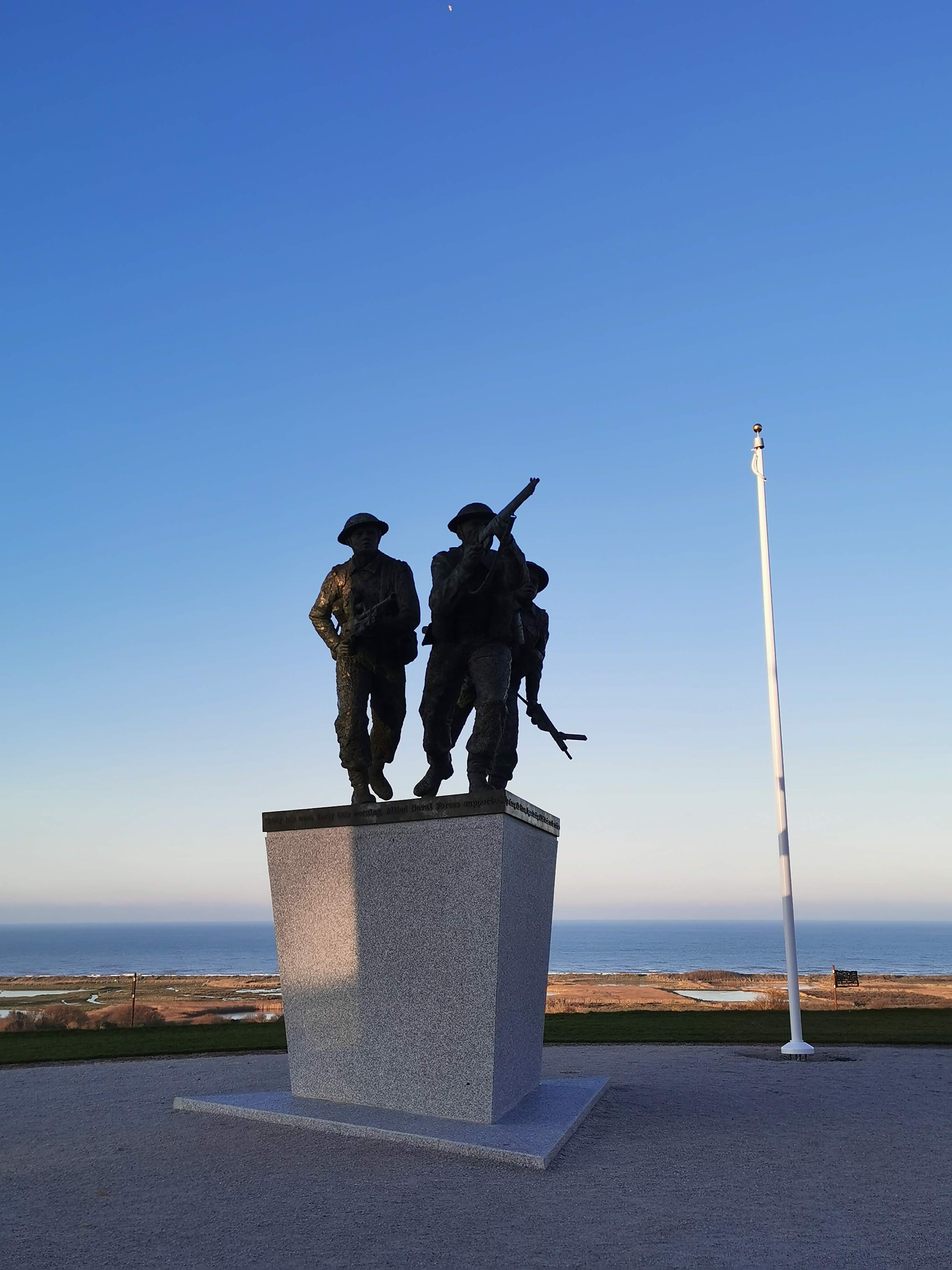 new British monument at Ver sur Mer