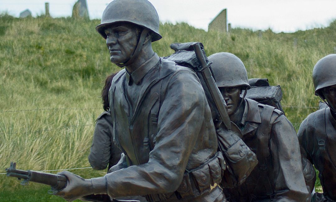 Memories of Harley Reynolds, Omaha Beach