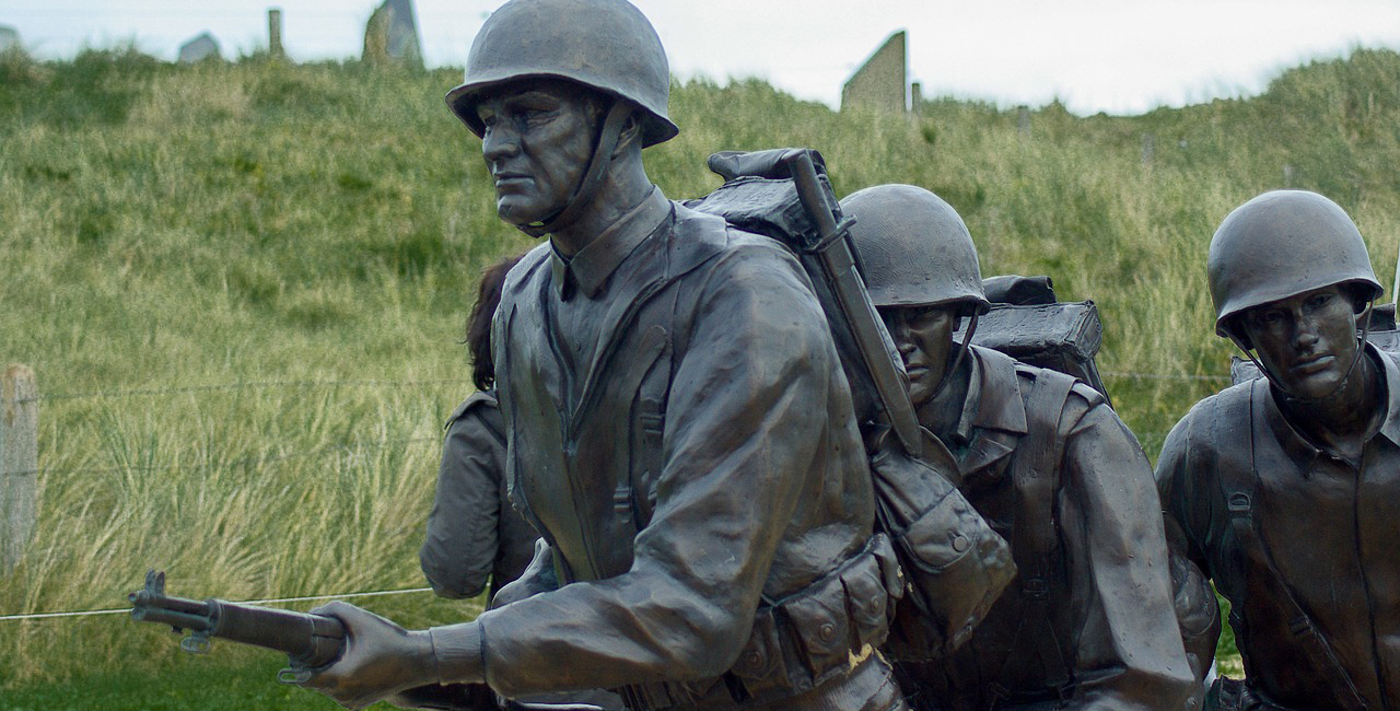 Memories of Harley Reynolds, Omaha Beach
